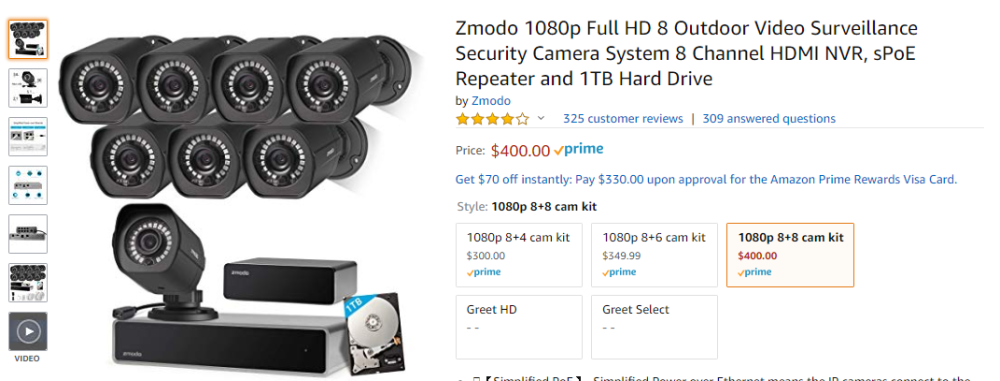 zmodo shop cameras