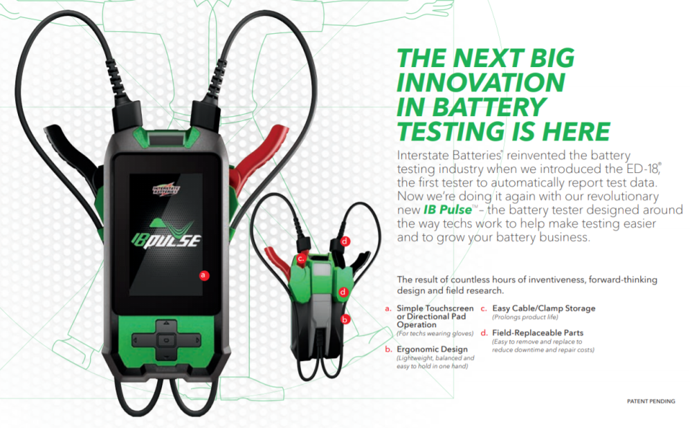 Interstate IB Pulse battery tester Automotive Shop Tools & Equipment