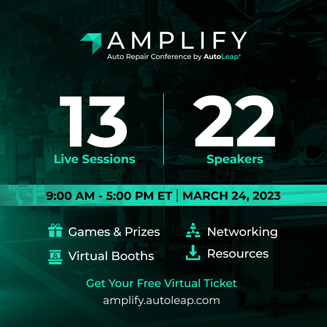 Amplify 2023 - Auto Repair Virtual Conference Essentials of Growth